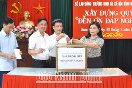 Nam Định phát động xây dựng Quỹ Đền ơn đáp nghĩa