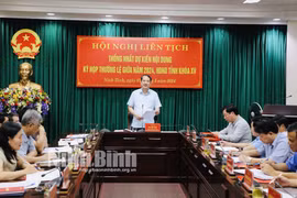 Ninh Bình: Thống nhất dự kiến nội dung kỳ họp thường lệ giữa năm 2024, HĐND tỉnh khóa XV