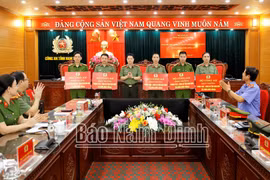 Bộ Công an khen thưởng Công an tỉnh Nam Định vì thành tích đặc biệt xuất sắc