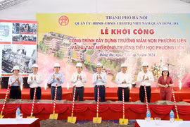 Hà Nội khởi công xây dựng và cải tạo 2 trường học tại quận Đống Đa