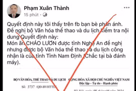 Bộ Văn hoá, Thể thao và Du lịch đề nghị xử lý thông tin xuyên tạc, sai sự thật