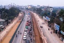 Hà Nội: Người dân mong ngóng ngày thông xe dự án mở rộng đường Âu Cơ - Nghi Tàm