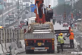 Lộ trình mới nhất cho phương tiện di chuyển qua nút giao Mai Dịch (Hà Nội)
