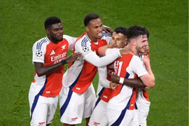 Kai Havertz lập công, Arsenal thắng dễ PSG tại Champions League 2024/25