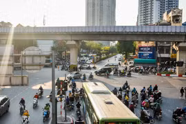 Giải quyết ùn tắc nút giao đường Lê Trọng Tấn - Quang Trung (quận Hà Đông)