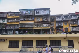 Quang cảnh mục nát khu tập thể Thành Công sắp được cải tạo thành nhà tái định cư