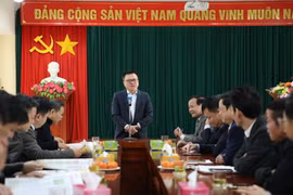 Đồng chí Lê Quốc Minh thăm và làm việc với cán bộ, phóng viên các cơ quan báo chí Bắc Giang