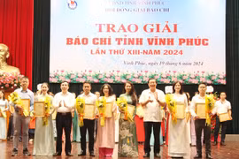 Vĩnh Phúc: 35 tác phẩm xuất sắc được trao Giải Báo chí tỉnh lần thứ XIII