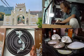 Vẻ đẹp Khảm trai từ làng nghề Chuôn Ngọ