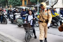 Người đi xe đạp vi phạm sẽ bị xử phạt theo dự thảo mới của Bộ Công an