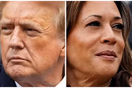 Khảo sát: Bà Harris vẫn dẫn trước ông Trump với khoảng cách 45%-42%