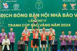 Giải vô địch Bóng bàn Hội Nhà báo Việt Nam lần thứ 17 khép lại với nhiều cảm xúc khó quên