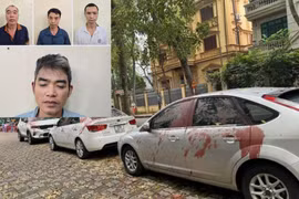 Khởi tố 4 người trong vụ tạt sơn ô tô ở Hà Nội