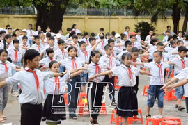 Thiếu nhi Thái Bình thi đua thực hiện 5 điều Bác Hồ dạy