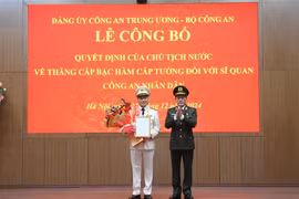 Thứ trưởng Bộ Công an Nguyễn Ngọc Lâm được thăng cấp bậc hàm từ Thiếu tướng lên Trung tướng