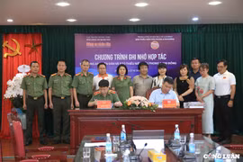 Báo Công an nhân dân và Báo Thiếu niên Tiền phong và Nhi đồng ký kết chương trình hợp tác