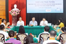 Báo Hànộimới tổ chức giao lưu trực tuyến về bán hàng trực tuyến