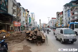 Hà Nội: Tổ chức lại giao thông phục vụ thi công dự án hầm chui Kim Đồng