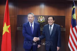 Tổng Bí thư Tô Lâm hội kiến Chủ tịch Thượng viện Malaysia