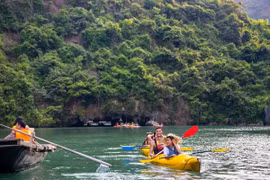 Dừng hoạt động dịch vụ chèo thuyền kayak ở Cát Bà