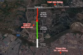 Hải Phòng: Cho phép chuyển đổi mục đích sử dụng đất để xây đường Đỗ Mười kéo dài