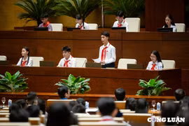 Phiên họp giả định “Quốc hội trẻ em” khơi dậy khát vọng cống hiến và làm rõ các vấn đề “cử tri trẻ em” quan tâm