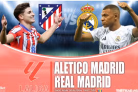 Nhận định Atletico vs Real Madrid, 2h ngày 30/9 tại La Liga 2024/25
