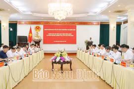 Đoàn giám sát của Ban Dân nguyện - Uỷ ban Thường vụ Quốc hội làm việc tại tỉnh Nam Định