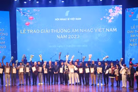 93 tác giả được trao Giải thưởng âm nhạc Hội Nhạc sĩ Việt Nam