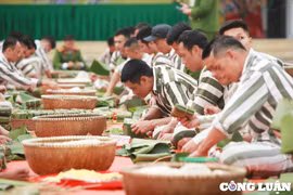 Tết ‘ấm’ tại trại giam số 3, tỉnh Nghệ An