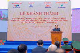 Khánh thành khu tái định cư thôn Làng Nủ, Kho Vàng và Nậm Tông 