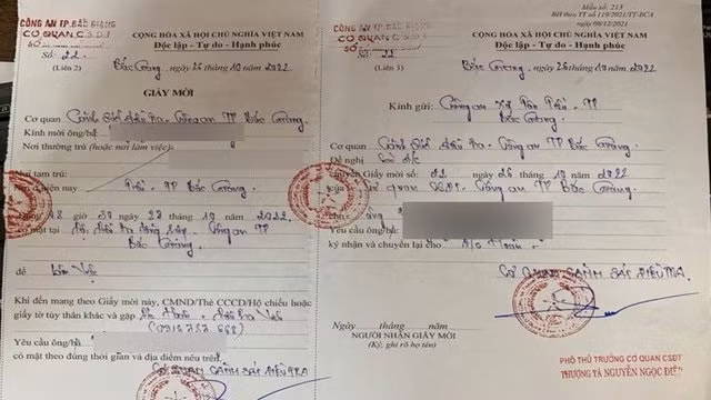 cong an tinh bac giang dieu tra lam ro viec phong vien bao giao thong bi de doa giet ca nha hinh 1