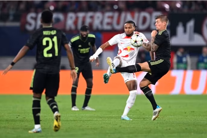 rb leipzig thang real madrid 3 2 tai vong bang champions league hinh 1