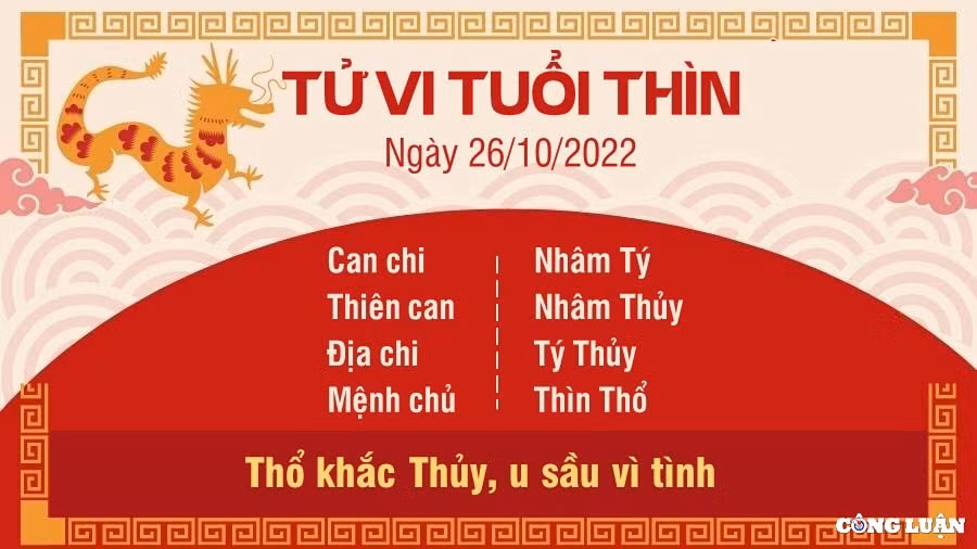 tu vi hom nay 26 10 2022 thu 4 ngay 2 10 am lich cua 12 con giap hinh 5