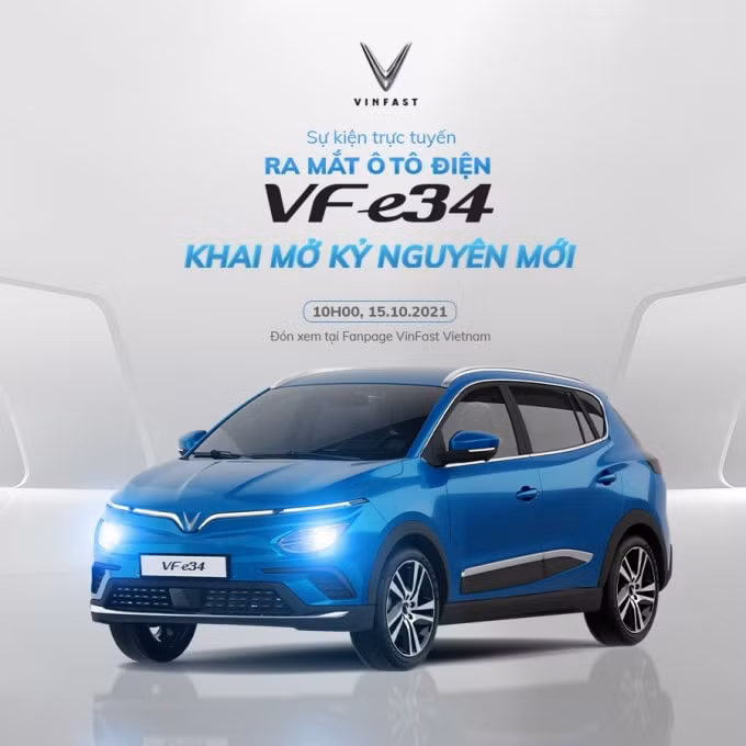 dem nguoc cho don su kien ra mat chinh thuc vinfast vf e34 mau o to dien dau tien cua viet nam hinh 1