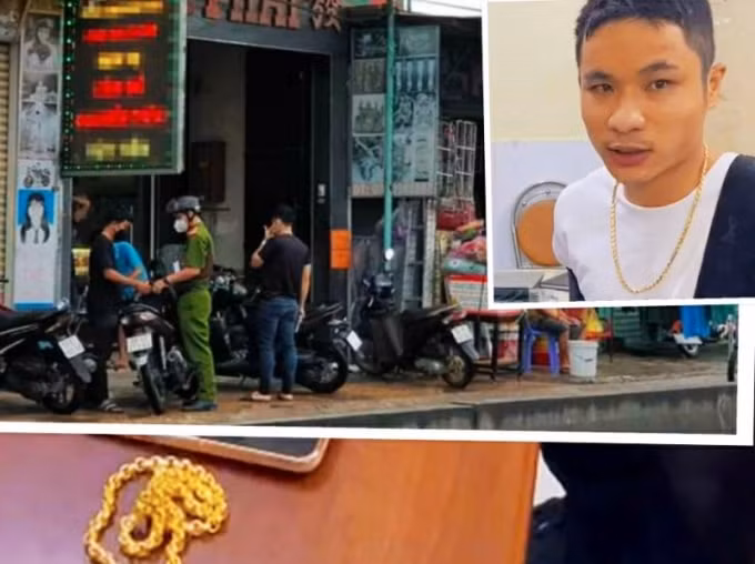doi tuong gay ra 2 vu cuop tiem vang nhanh chong bi sa luoi hinh 1