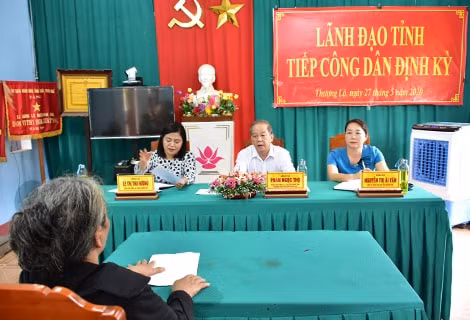 thua thien hue giai trinh viec chu tich ubnd tinh 18 thang khong tiep dan hinh 1