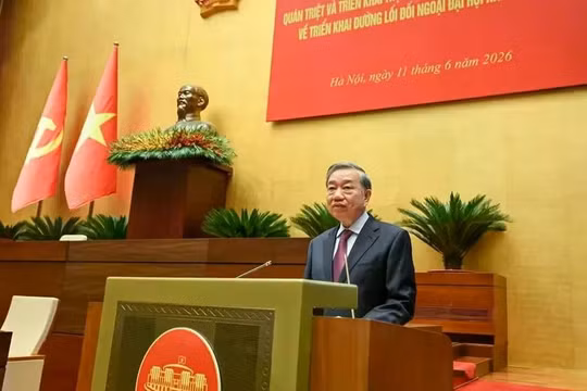 Phát biểu của Tổng Bí thư, Chủ tịch nước Tô Lâm tại Hội nghị toàn quốc quán triệt, triển khai thực hiện Nghị quyết số 06-NQ/TW về triển khai đường lối đối ngoại Đại hội XIV của Đảng