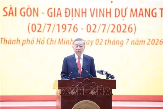 Phát biểu của Tổng Bí thư, Chủ tịch nước Tô Lâm tại Lễ kỷ niệm 50 năm Ngày thành phố Sài Gòn - Gia Định vinh dự mang tên Chủ tịch Hồ Chí Minh