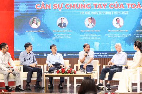 Tiết kiệm năng lượng cần sự chung tay của toàn xã hội