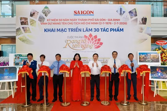 Báo Sài Gòn Giải Phóng công bố Công trình báo chí dữ liệu “50 năm Thành phố mang tên Bác - Rạng rỡ tên vàng: Những dấu ấn” và trao giải Cuộc thi ảnh “Rạng rỡ tên vàng"