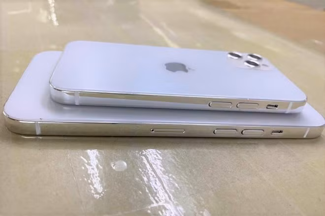 Mô hình iPhone 12 của Sonny Dickson.