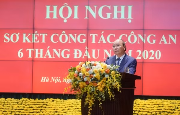 Thủ tướng Nguyễn Xuân Phúc phát biểu tại Hội nghị. Ảnh: VGP