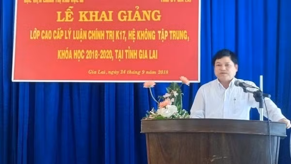 Ông Nguyễn Văn Quân- Trưởng Ban Tổ chức Tỉnh uỷ Gia Lai