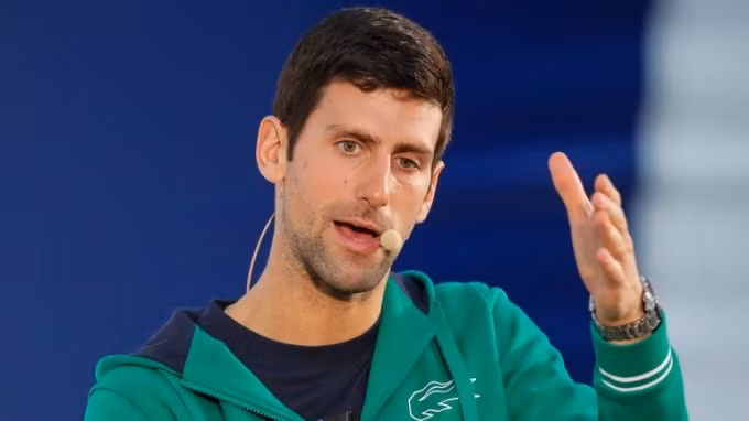 Novak Djokovic xác nhận dương tính với virus Corona. Ảnh: The National