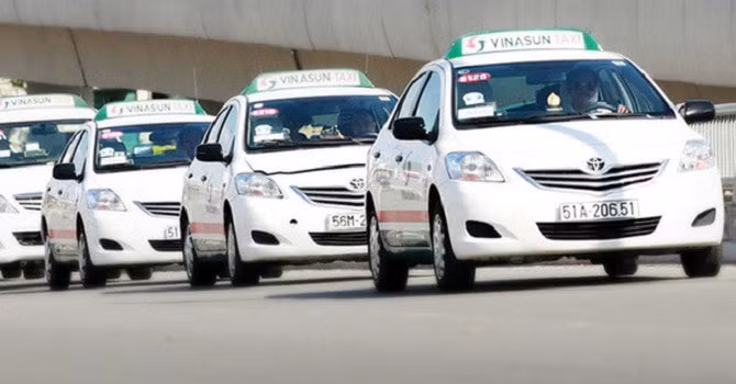 Vinasun Taxi. Ảnh: TL.