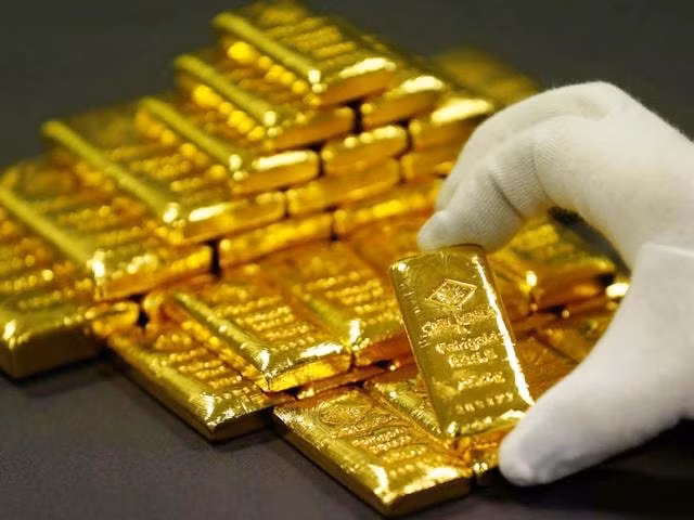 Giá vàng thế giới tăng nhẹ cuối tuần do căng thẳng chính trị và tình hình Covid-19. Ảnh minh họa.