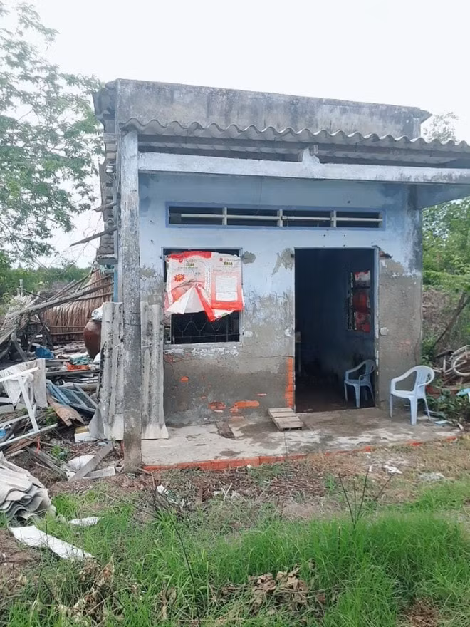 Căn nhà cũ nơi cụ An bị bỏ rơi. Ảnh: TL