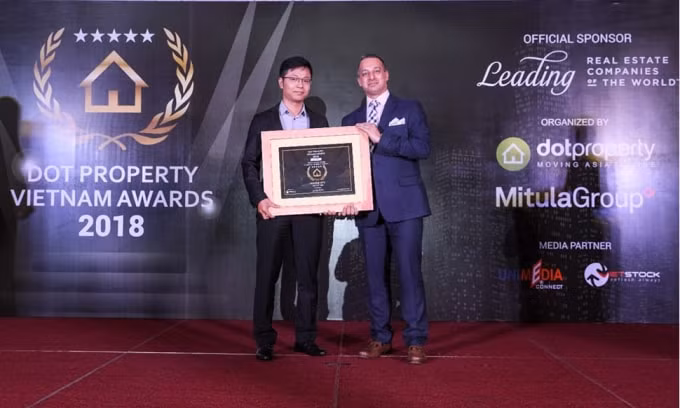 Hinode City chinh phục giải thưởng “Best Innovative Architectural Design Vietnam 2018”. Ảnh: Hoàng Anh.