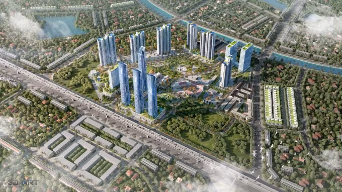 Phối cảnh ý tưởng thiết kế dự án Quy hoạch cải tạo, xây dựng lại khu tập thể Kim Giang.